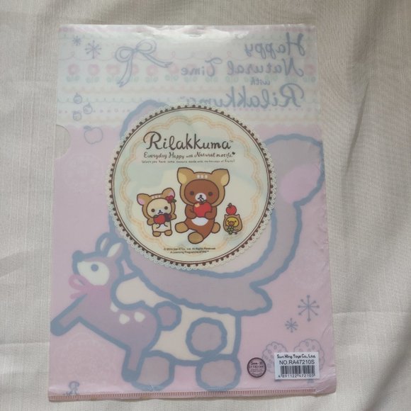 Cute Rilakkuma Bear Folder Stationery - Picture 2 of 4